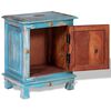 vidaXL Nightstand Solid Mango Wood Blue