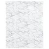 vidaXL Furniture Stickers Self-Adhesive Marble White 90x500 cm PVC