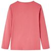 Kids' T-shirt with Long Sleeves Old Pink 116