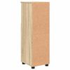 vidaXL Bathroom Cabinet with Storage Sonoma Oak 30 x 35 x 95 cm