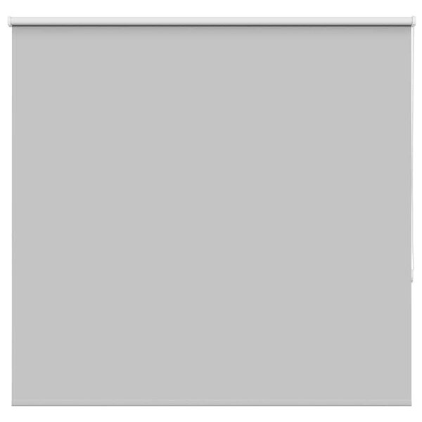 vidaXL Roller Blind Blackout Light Grey 145x175 cm Fabric Width 141.6 cm Polyester