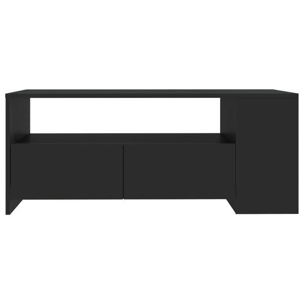 vidaXL Coffee Table Black 102x55x42 cm Engineered Wood
