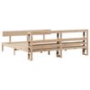 vidaXL Bed Frame without Mattress 180x200 cm Super King Solid Wood Pine