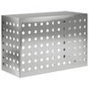 vidaXL Air Conditioner Cover Silver 90 x 40 x 60 cm Galvanised Steel