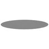 vidaXL Pool Ground Cloth Light Grey &Oslash;458 cm Polyester Geotextile