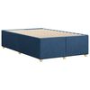vidaXL Bed Frame without Mattress Blue 120x190 cm Small Double Fabric