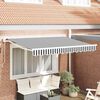 vidaXL Awning Frame Manual Anthracite and White 300 x 200 cm