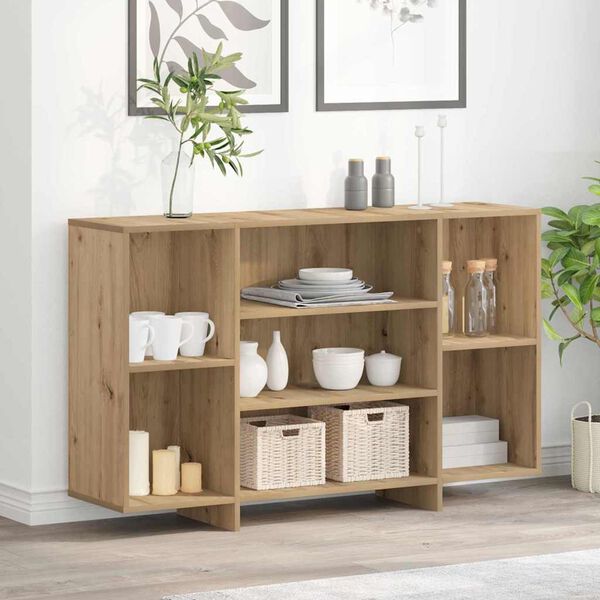 vidaXL Sideboard Artisan Oak 120 x 30 x 75 cm Engineered Wood