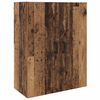 vidaXL Highboard Old Wood 69.5 x 34 x 180 cm Engineered Wood