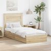 vidaXL Storage Bed with Drawer Sonoma Oak 75 x 190 cm Engineered Wood