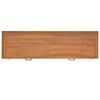 vidaXL Desk with 2 Drawers 140x40x75 cm Teak Wood