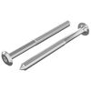 vidaXL Furniture Screws 2 pcs Silver M6 x 85 mm Steel