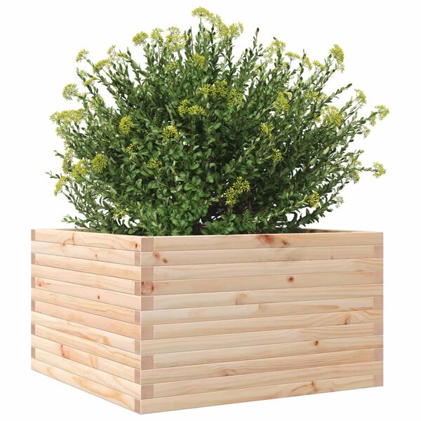 vidaXL Garden Planter 80x80x45.5 cm Solid Wood Pine