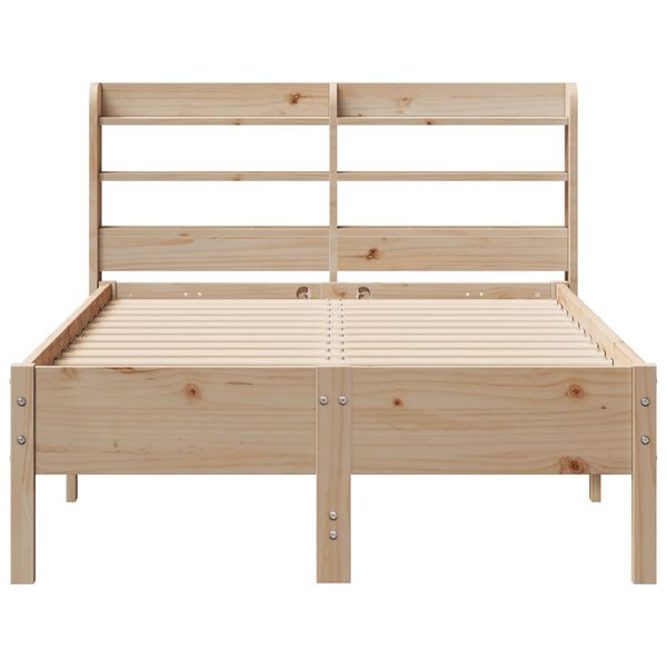 vidaXL Bed Frame without Mattress 120x200 cm Solid Wood Pine