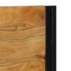 vidaXL Headboard 140 cm Solid Wood Acacia and Iron
