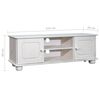 vidaXL TV Cabinet 115x29x40 cm Solid Pine Wood