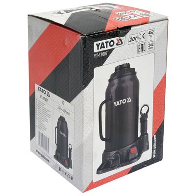 YATO Hydraulic Bottle Jack 20 Tonne YT-17007