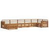 vidaXL Outdoor Sofa Set 7 pcs Natural
