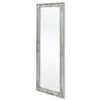 vidaXL Wall Mirror Baroque Style 140x50 cm Silver