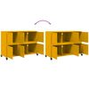 vidaXL Sideboard Mustard Yellow 100.5x39x72 cm Steel
