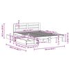 vidaXL Bed Frame without Mattress Wax Brown 160x200 cm Solid Wood Pine