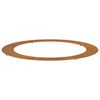 vidaXL suitable for Flat Tree Ring Brown &Oslash;90 / 120 cm Weathering steel