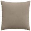 vidaXL Sofa Pillows 2 pcs Taupe 60 x 60 cm Fabric