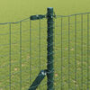 vidaXL Fence Post 12 pcs Green Powder-coated steel