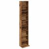 vidaXL CD Cabinet Old Wood 33 x 23.5 x 175 cm Engineered Wood