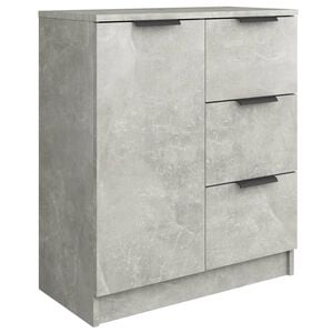 vidaXL Sideboard Concrete Grey Engineered Wood