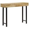 vidaXL Console Table Solid Mango Wood 102x30x79 cm