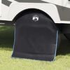 vidaXL Wheel Cover Black and Blue 108 x 76 cm Oxford