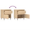 vidaXL Bedside Cabinets 2 pcs Sonoma Oak 40x35x50 cm Engineered Wood