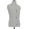 vidaXL Adjustable Dress Form Male Grey Size 37-45
