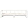 vidaXL Daybed without Mattress White 80x200 cm Solid Wood Pine