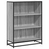vidaXL Book Cabinet Grey Sonoma 80.5x35x107.5 cm Engineered Wood