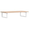 vidaXL Basin Shelf Wall Mounted Steel and Solid Wood Oak