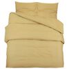 vidaXL Duvet Cover Set Taupe 140x200 cm Light-weight Microfiber