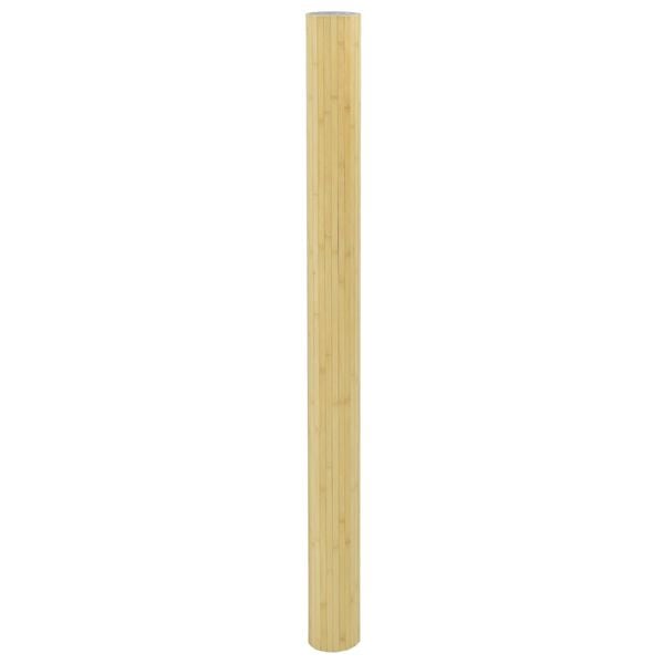 vidaXL Room Divider Light Natural Width 800 cm Height 165 cm Bamboo