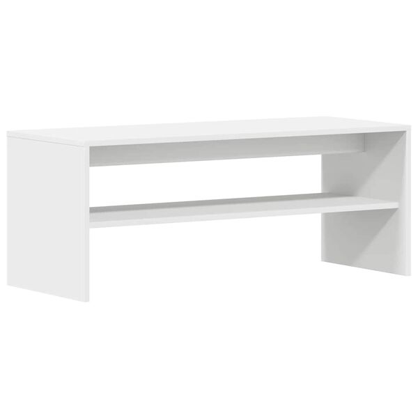 vidaXL TV Cabinet White 100x40x40 cm Engineered Wood