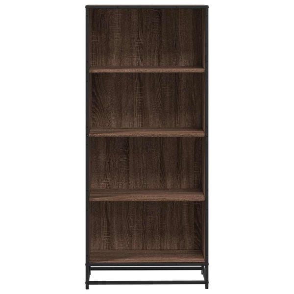 vidaXL Bookcase Brown Oak 60x35x139 cm Engineered Wood