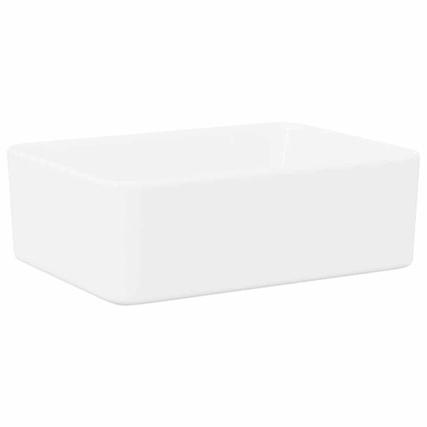 vidaXL Wash Basin 40x30x13 cm Ceramic White