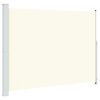 vidaXL Patio Retractable Side Awning 220x314 cm Cream