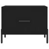 vidaXL Coffee Table Black 50x50x40 cm Engineered Wood