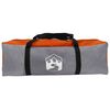 vidaXL Tunnel Tent with Roof Grey and Orange 890 x 470 x 220 cm