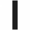vidaXL Book Cabinet/Room Divider Black 60x30x166 cm Engineered Wood