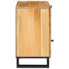 vidaXL Bedside Cabinet Natural 50 x 33 x 60 cm Solid Mango Wood