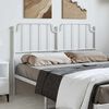 vidaXL Metal Headboard White 150 cm