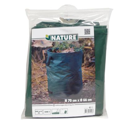 Nature Garden Waste Bag Round 240 L Green
