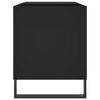 vidaXL Record Cabinet Black 85x38x48 cm Engineered Wood